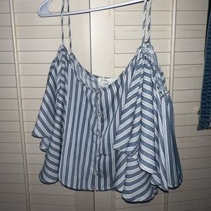 Off the shoulder crop top